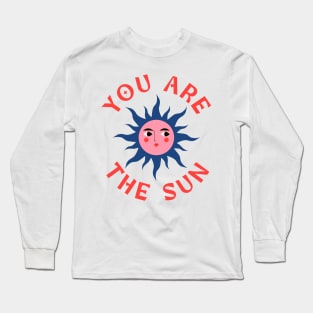 You Are The Sun pink Long Sleeve T-Shirt